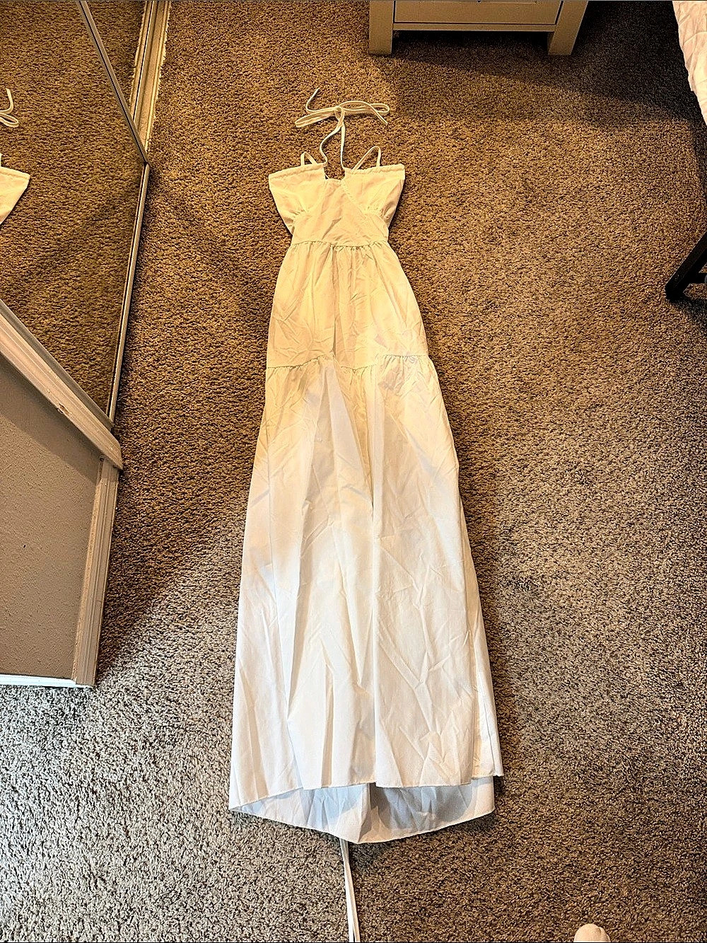 White Maxi Dress Like New
